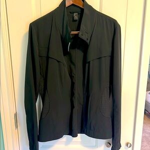 Prana Black Utility Jacket Lightweight Tailored Fit